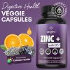 Zinc with VIT C 500 Mg Immune System Support 120 Tablets Blend of Anti