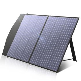 ALLPOWERS 18V Foldable Solar Panel, 60/100/140/200W Mobile Solar Charger for Power Supply, Laptop, Solar Generator, Fishing (Color: 100W)