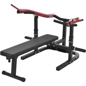 Weight Chest Press Bench - Weight Bench Press Machine 11 Adjustable Positions Flat Incline for Chest & Arm Ab Workout (Color: as picture)